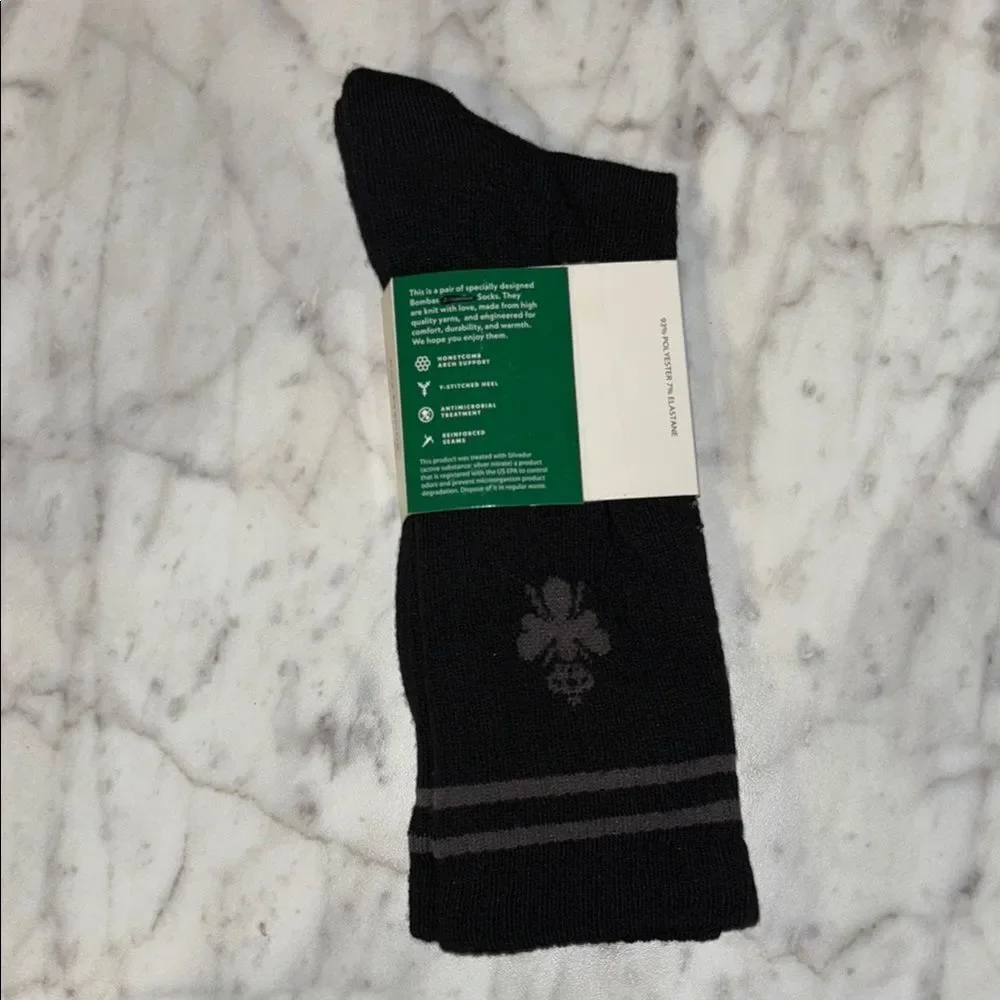 Bombas Men's Classic Black Socks